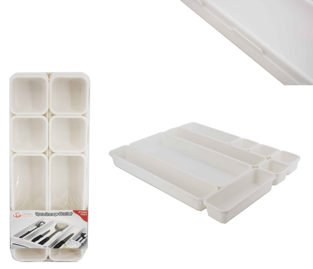 [P70090] 9 pc Utility Storage Box Set (12 sets/ctn) | Uniware B2B ...
